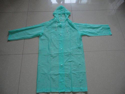 供应pvc儿童雨衣雨披 带帽绳 男女通用