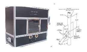 适用于UL1581标准DX8382型号大型燃烧柜
