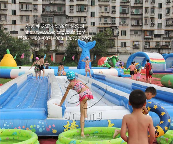 可拆游泳池 组装式儿童游泳池 动漫水世界价格