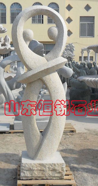 hr004抽象情侣艺术体雕塑