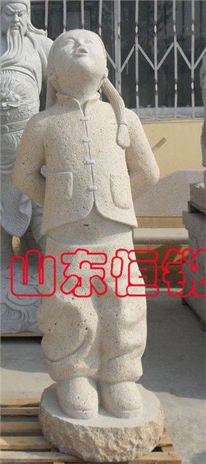 hr041黄金麻唱歌小女孩艺术雕塑