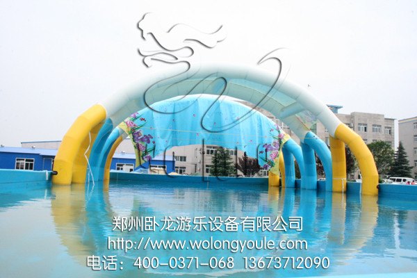 卧龙游乐 遮阳游泳池 动漫水世界价格 图片