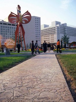 压花路面，压花地坪，北京压花地坪