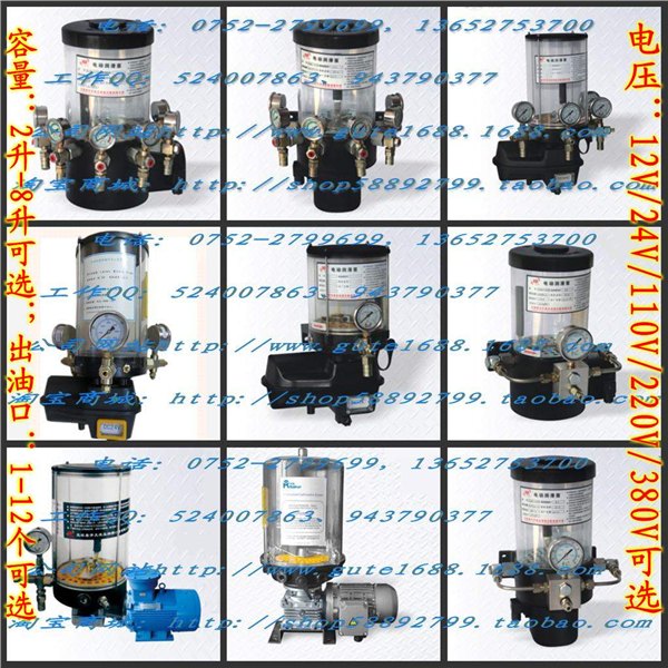 12V、24V、110V、220V、380V电动黄油泵 贝奇尔电动油脂
