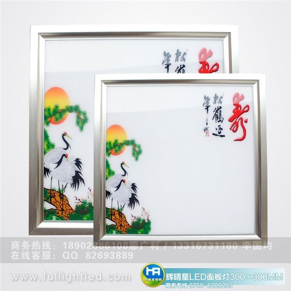 辉晴星led集成吊顶灯厨卫铝扣板灯,松鹤系列LED面板灯