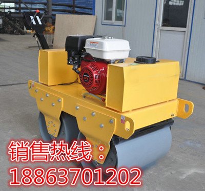 2014质优价廉的康本生产小型手扶式双轮压路机振动小碾子