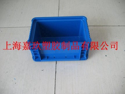 上海塑料周转箱蓝色平口EU箱厂家
