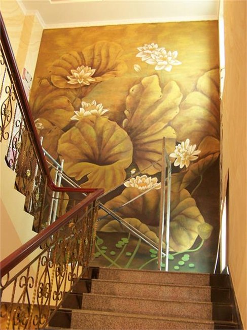 亚特美艺术酒店壁画案例合肥酒店壁画