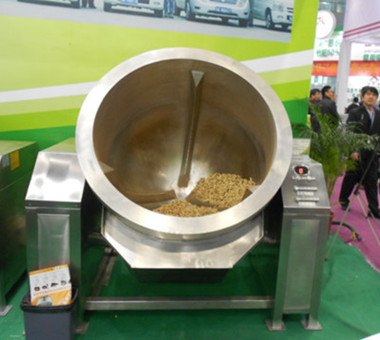 大型电磁旋转炒锅，茶叶专用翻炒锅，大型自动翻炒锅