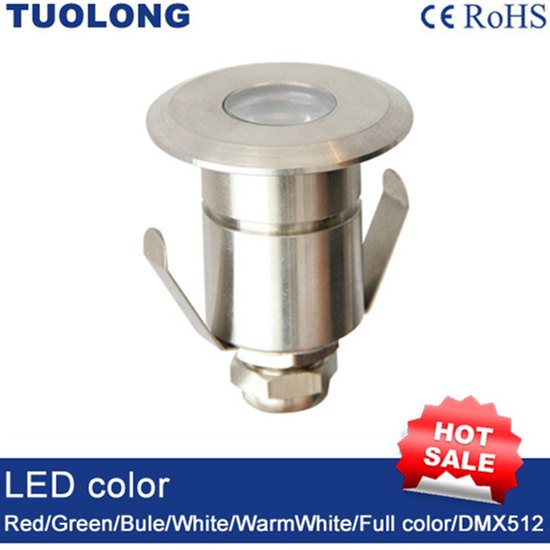 1wLED大功率嵌入式LED水底灯