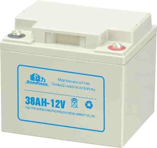 DrivingPowers品牌电池12v38ah电瓶,铅酸蓄电池总代理