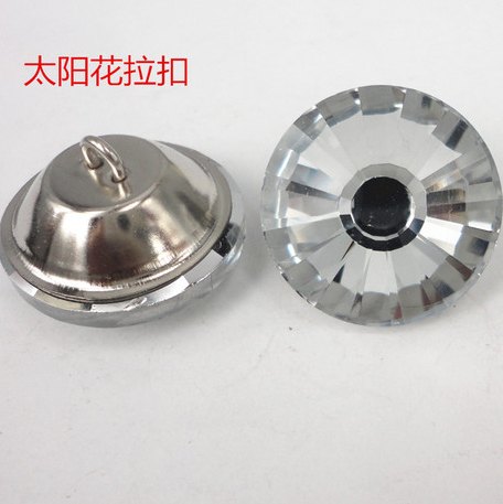 诚信水晶批发 软包水晶扣子 太阳花拉扣