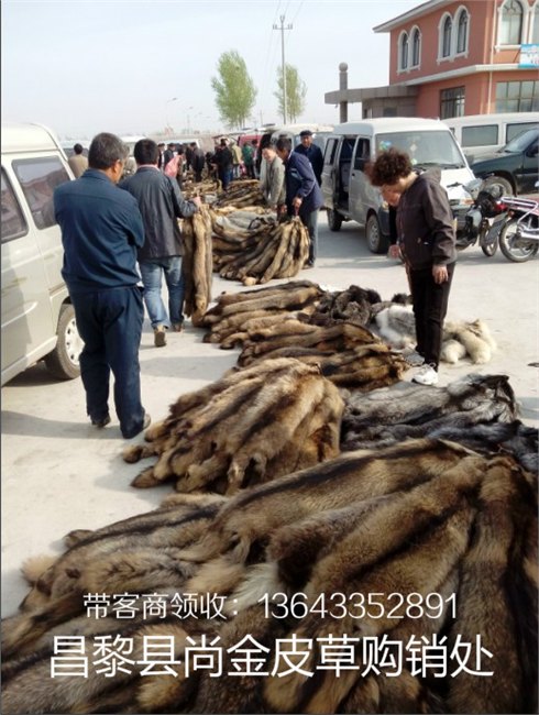 经销批发的动物皮毛及皮毛制品畅销消费者市场
