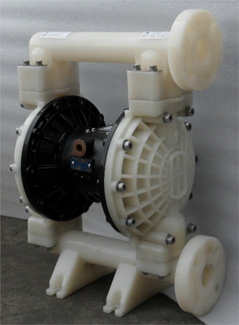 PVDF 气动隔膜泵RG50，微型气动隔膜泵，塑料消声器