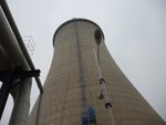 凉水塔爬梯护网刷油漆 华电高空
