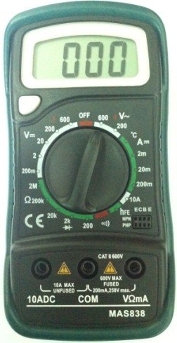 MAS838 数字万用表