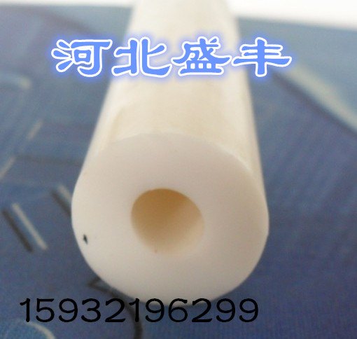 供应盛丰白色阻燃发泡硅胶条硅胶管