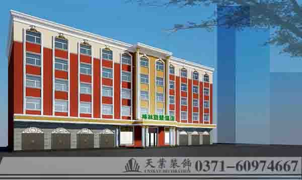 格林豪泰酒店装修-郑州酒店装修设计