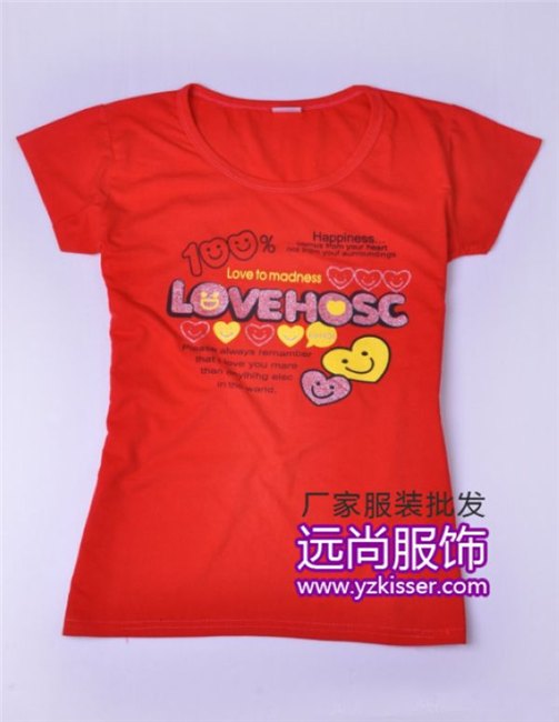几块钱的T恤批发便宜的亲子装批发低值的短裙批发情侣装批发