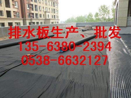 pe排水板价格，防根刺车库顶板排水板，塑料排水板