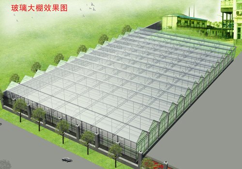 玻璃温室效果图