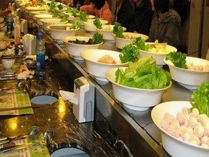 北京回转火锅设备丨火锅传送带丨回转火锅生产厂家
