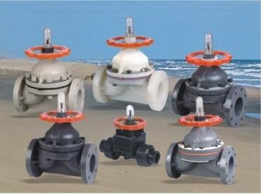 供应RPP、UPVC、PVDF、CPVC、PPH全塑胶法兰隔膜阀 