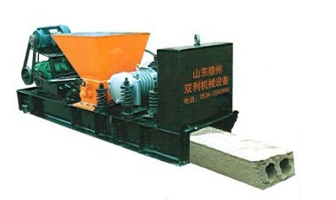 厂家直销--双孔椭圆型过木成型机-双利建材