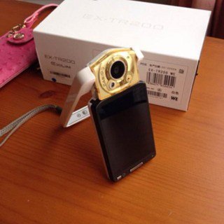自拍神器卡西欧tr200钻石白代理销售