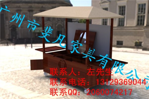 供应商业街售货车防腐售货车多功能手推车