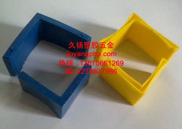 电缆支架保护套，黄色护套，蓝色胶套