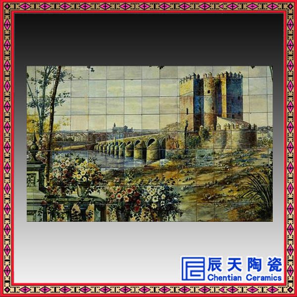 供应定做陶瓷瓷板画 欧式瓷板画 手绘瓷板画