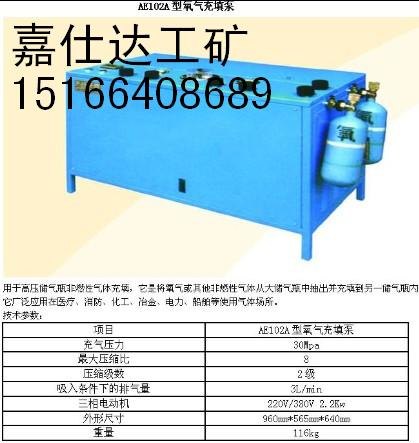 热销AE102A氧气充填泵  