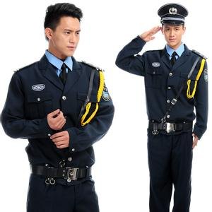 物业管理制服定做 保安服订制 保安服图片 保安服面料