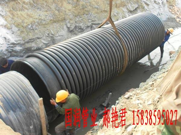郑州开封洛阳排污管,地埋钢带波纹管出厂价