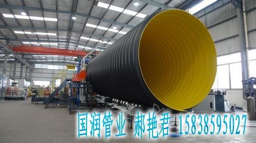 洛阳HDPE钢带波纹管生产