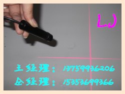 红光布料裁剪十字灯