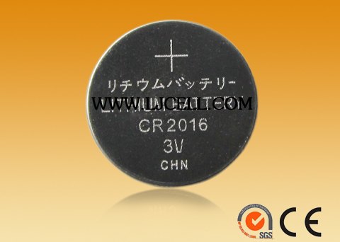 供应锂锰扣式电池CR2016 钮扣式电池 3V 电池