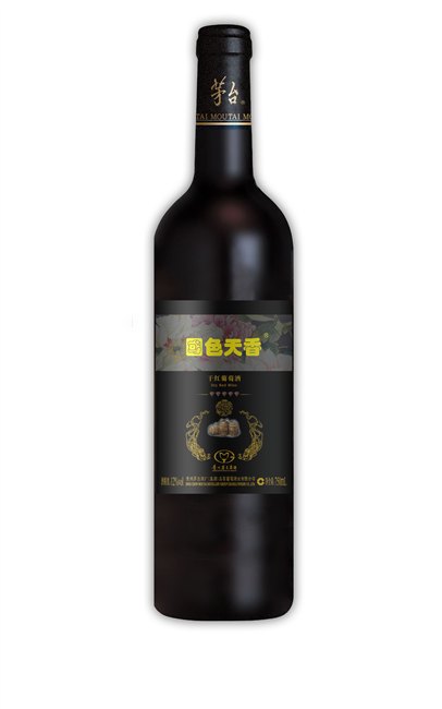 供应茅台B-14国色天香5钻干红 红酒葡萄酒 正品 批发