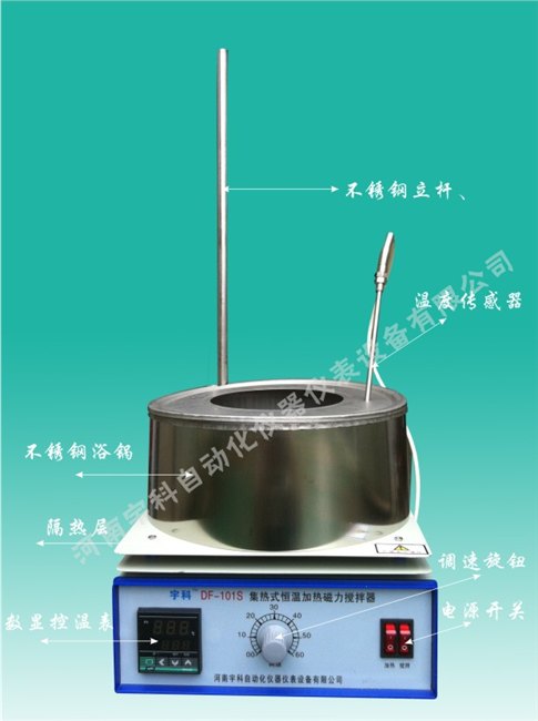 集热式磁力搅拌器DF-101S加热、搅拌、油浴、水浴于一体