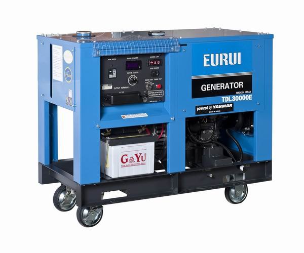 原装日本东洋EURUI柴油大功率单相24KW发电机组TDL30000E