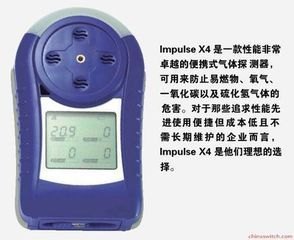 霍尼韦尔四合一气体检测仪，impulseX4多种气体检测仪