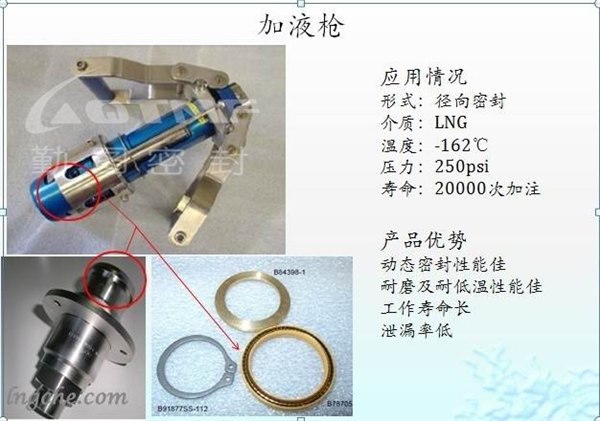 黄色进口LNG加液站密封圈卡特LNG加气站密封圈天然气加注站密封圈