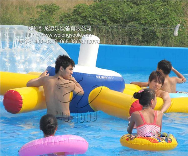 可拆卸式支架游泳池 移动水乐园价格 郑州卧龙价格