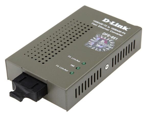 友讯平台(D-LINK) DFE-851百兆单模光纤转换器 热卖