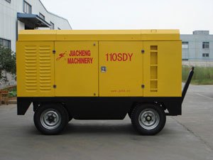 17立方电动移动螺杆空压机 17立方螺杆空压机