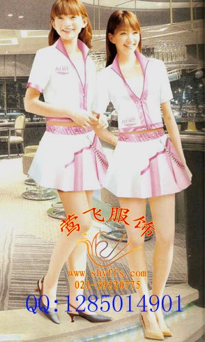 供应上海夏季职业装|短袖裙装促销服|时尚促销服设计定制