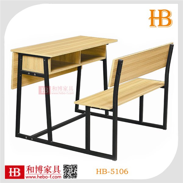 书桌椅 单人课桌椅 佛山和博家具