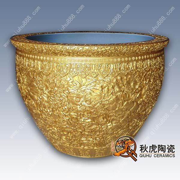 供应景德镇青花陶瓷缸