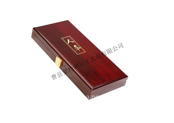 供应定制方形咖啡色木质礼品盒木制礼品盒